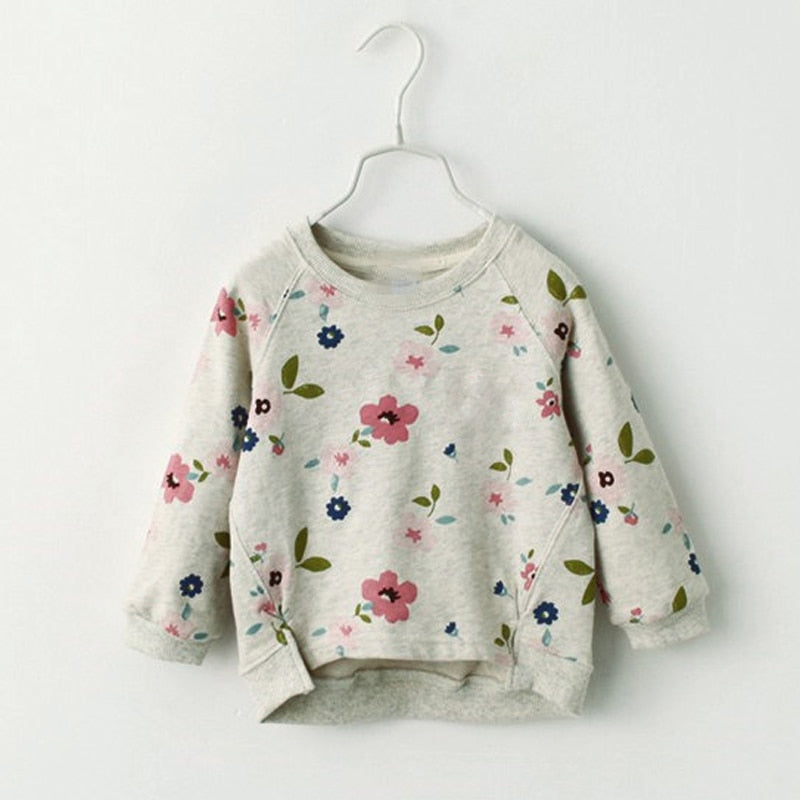 Manuela Sweater Girls Long-Sleeved Autumn And Winter flower
