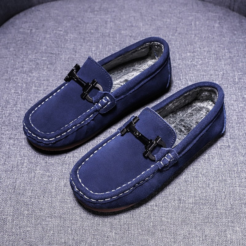 Walking Blue Hard-Wearing Children Flat Shoes Boys - GuGuTon