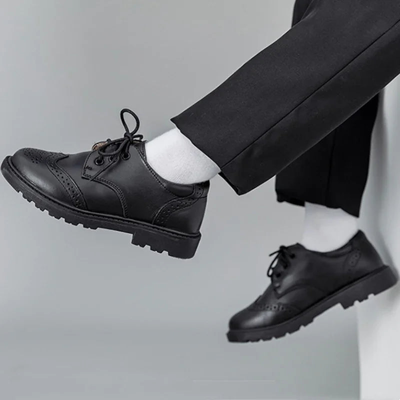 Boys Hollow Out Formal Shoes Leather for Party - GuGuTon baby store - Baby Fashion - Toddlers Outfits - Babies Outfits - Toddler Clothes - Kids Clothing - Newborn Clothes - Newborn Wear - Kids Wear - Trending Clothes - Trending Outfits - Fall Fashion - Winter Fashion - Girls Clothes - Boys Clothes - Babies Wear - Kids Accessories - KidsWear - Summer Clothes - Summer Fashion - Summer Trend - Falls Sweaters - Tops - Bottom - Jeans - Blouse - Dresses - Newborn Dresses - Toys