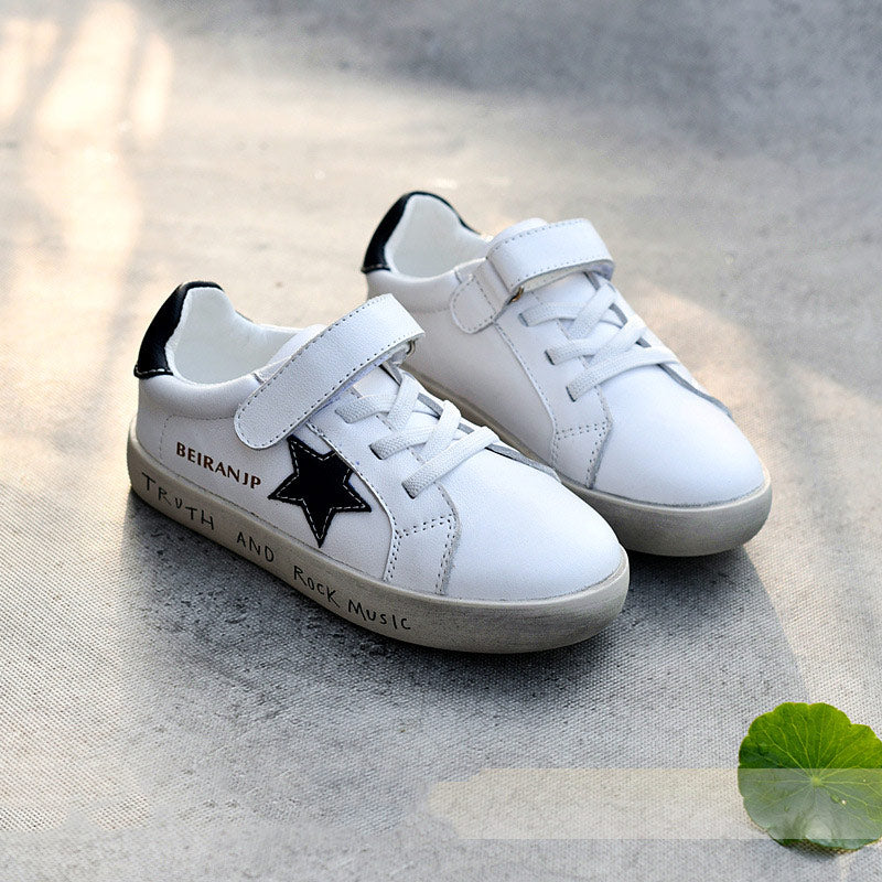 Sneakers Boys Geniune Leather Soft Sole Casual Shoes Girls