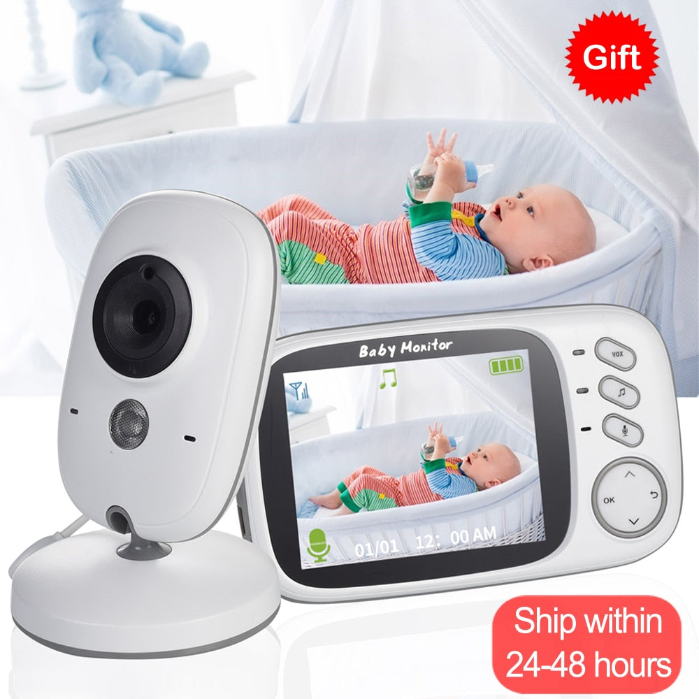 Baby Monitor With Camera 3.2 inch LCD Electronic 2 Way Audio Talk - GuGuTon baby store - Baby Fashion - Toddlers Outfits - Babies Outfits - Toddler Clothes - Kids Clothing - Newborn Clothes - Newborn Wear - Kids Wear - Trending Clothes - Trending Outfits - Fall Fashion - Winter Fashion - Girls Clothes - Boys Clothes - Babies Wear - Kids Accessories - KidsWear - Summer Clothes - Summer Fashion - Summer Trend - Falls Sweaters - Tops - Bottom - Jeans - Blouse - Dresses - Newborn Dresses - Toys
