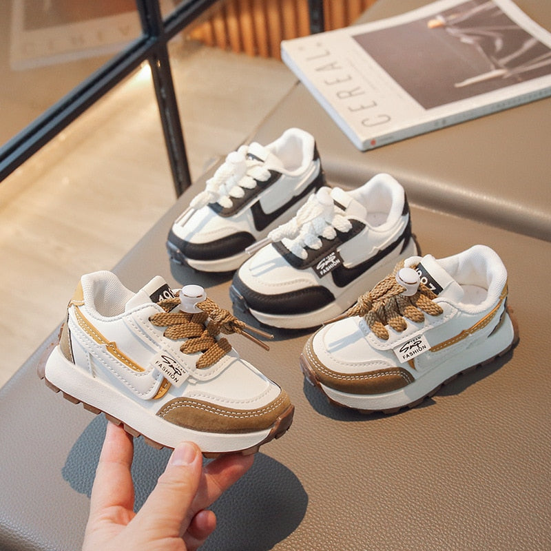 Baby Soft Bottom Shoes School Sports Sneakers For Boys Girls - GuGuTon