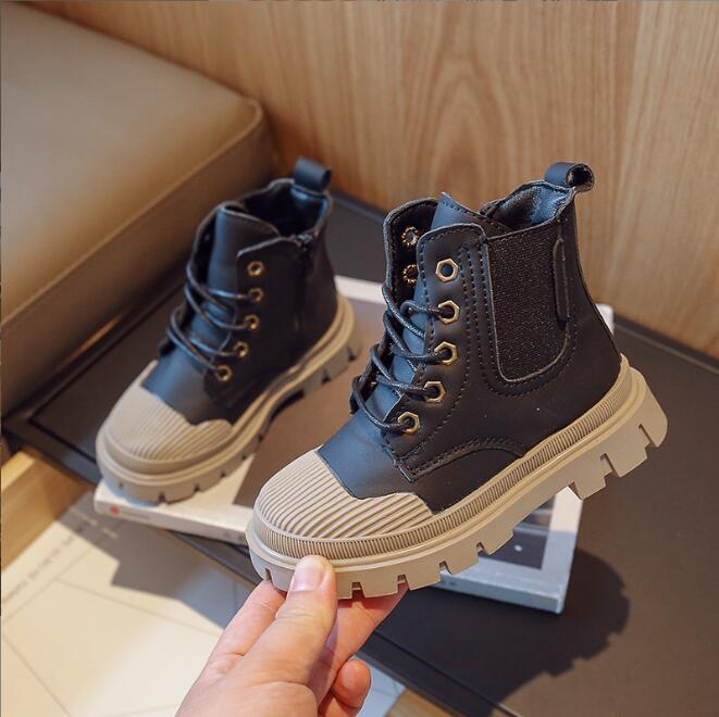 Winter New Children Army Boots Korean Boys Shoes Boots