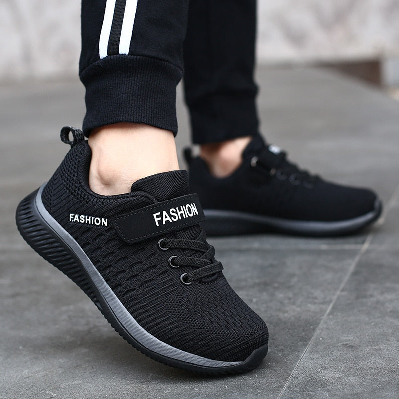 Kids Running Shoes for Boys Sneakers Loop Children Sport Tenis - GuGuTon