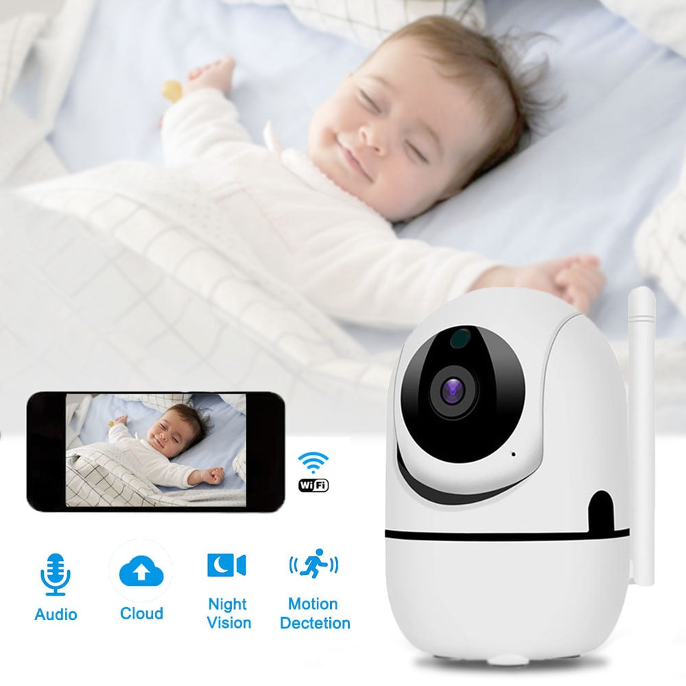 Smart Baby Monitor Mini Surveillance Home Security Wifi IP Camera 1080P - GuGuTon