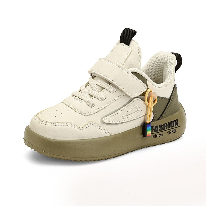 Boys Style Spring Children Shoes PU Leather Waterproof Sports - GuGuTon