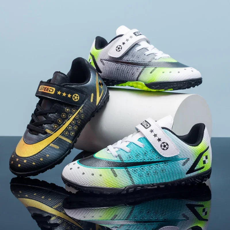 Soccer Cleats Sneakers Boys Girls Professional Football Boots Shoes - GuGuTon baby store - Baby Fashion - Toddlers Outfits - Babies Outfits - Toddler Clothes - Kids Clothing - Newborn Clothes - Newborn Wear - Kids Wear - Trending Clothes - Trending Outfits - Fall Fashion - Winter Fashion - Girls Clothes - Boys Clothes - Babies Wear - Kids Accessories - KidsWear - Summer Clothes - Summer Fashion - Summer Trend - Falls Sweaters - Tops - Bottom - Jeans - Blouse - Dresses - Newborn Dresses - Toys