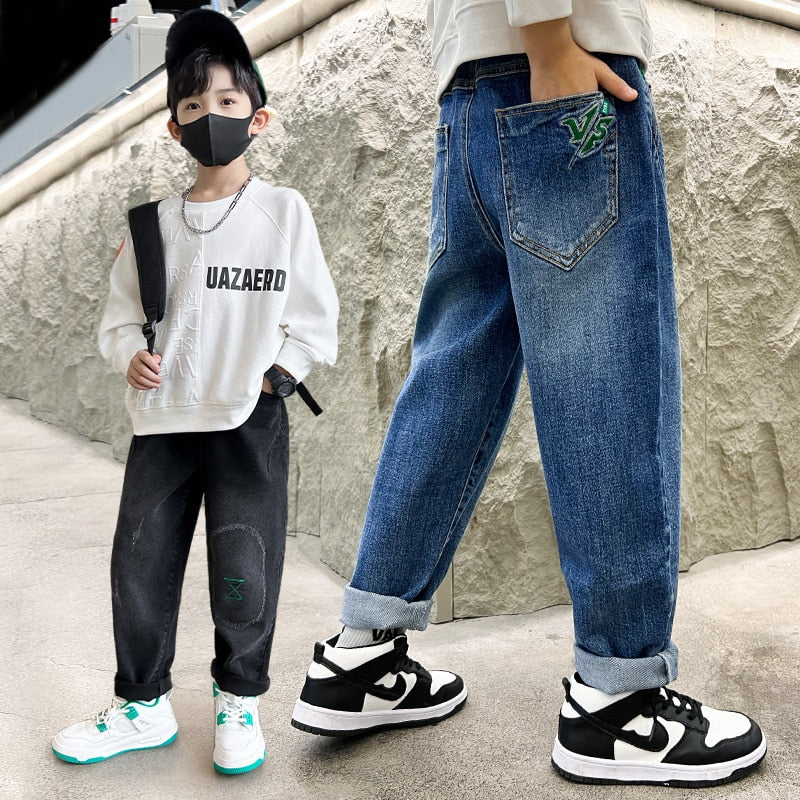 Samuel Straight Children Denim Spring Autumn Wear Kids