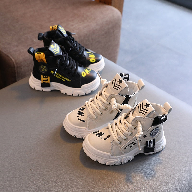 Shoes Children Fashion Boots for Girls Boys Ankle Soft