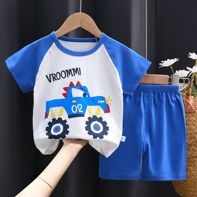Ezequiel Summer clothing sets T-shirt design Suit - GuGuTon
