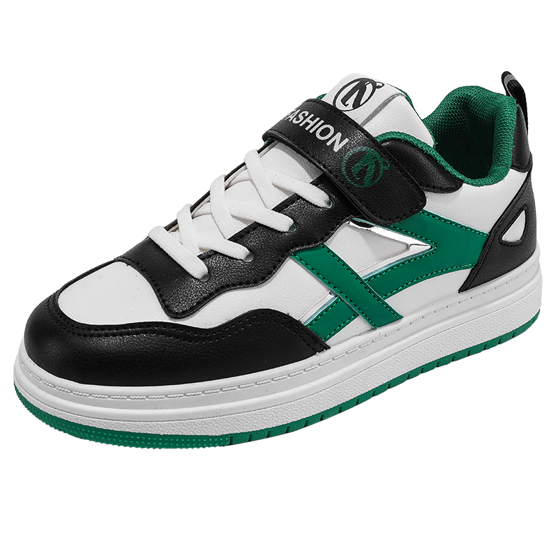 Board Shoes Boys Fashion Sneaker Casual Versatile Soft Sole White - GuGuTon