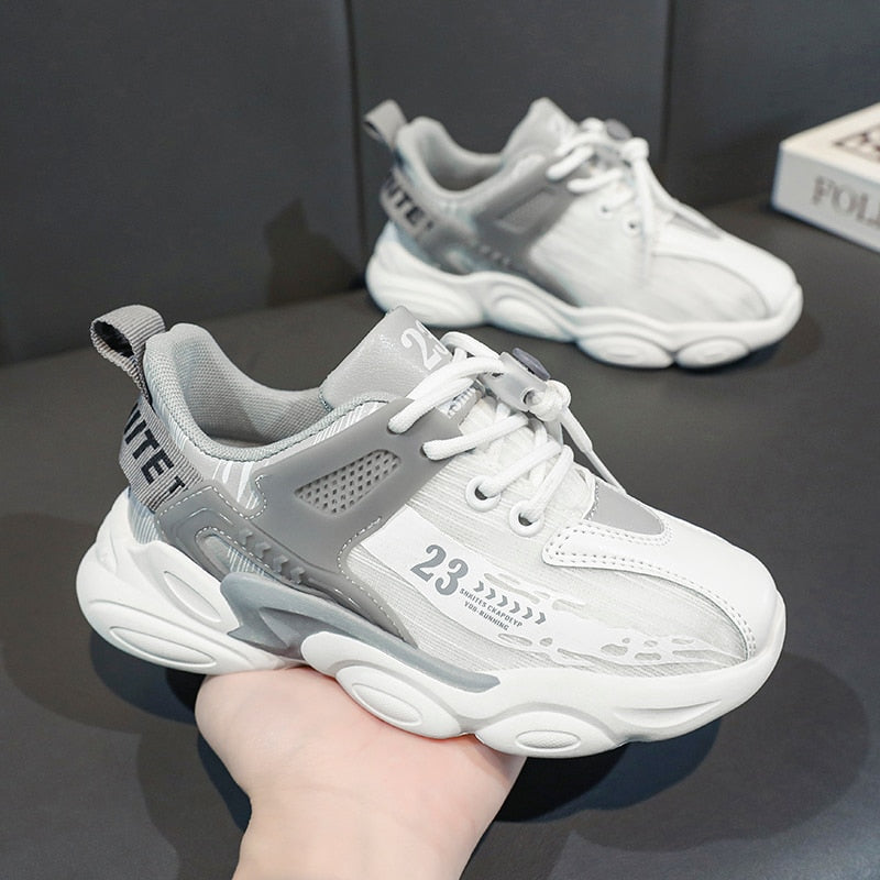 Fujeak Big Size Boys Running Breathable Mesh Shoes