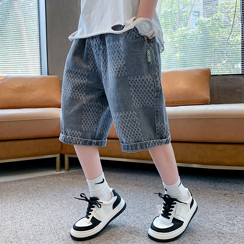 Oliver Summer Kids Korean Version Loose Fashion Casual Cowboy