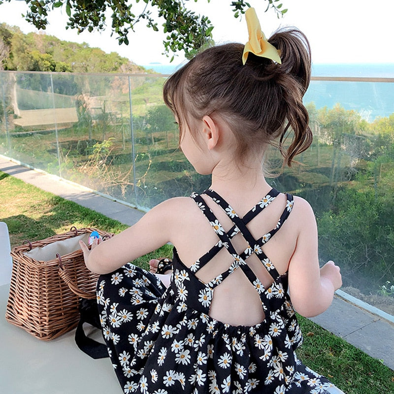 Gisela Splicing Summer Dresses child Outfits Beach Clothes - GuGuTon