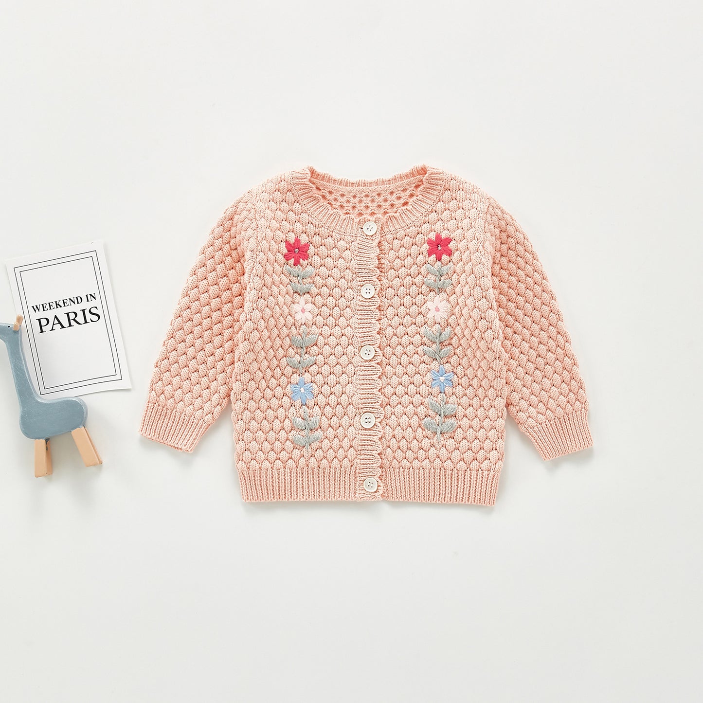 Scarlett Hand-embroidered Jacket Top All-match Cardigan