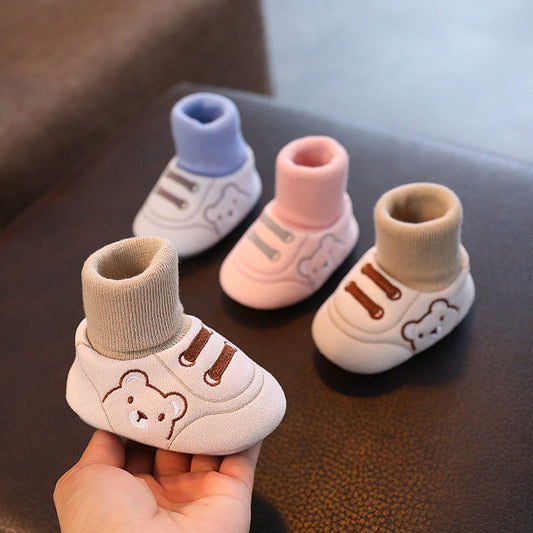 Angel Baby Cloth Shoes Simple Baby Indoor Non-slip Toddler Shoes