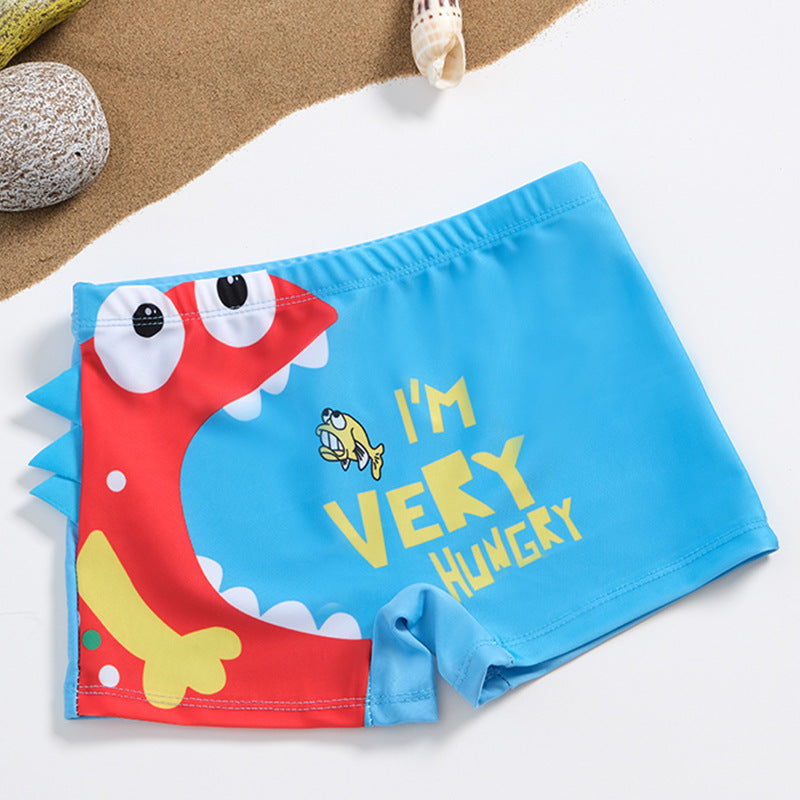 Jack Swimsuit Cute Cartoon Big Children Print Shorts