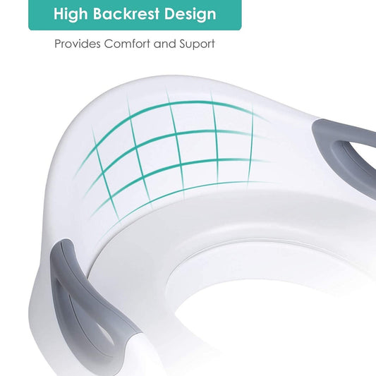 Toilet Seats for Children Baby Handles Backrest Baby Unisex Potty Training