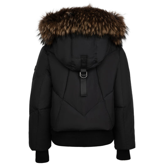 Everett Teen Overlay Black Coat Jacket