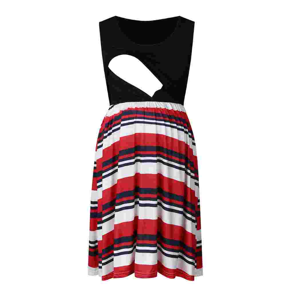Tania Trending Sleeveless Maternity Dress for Summer