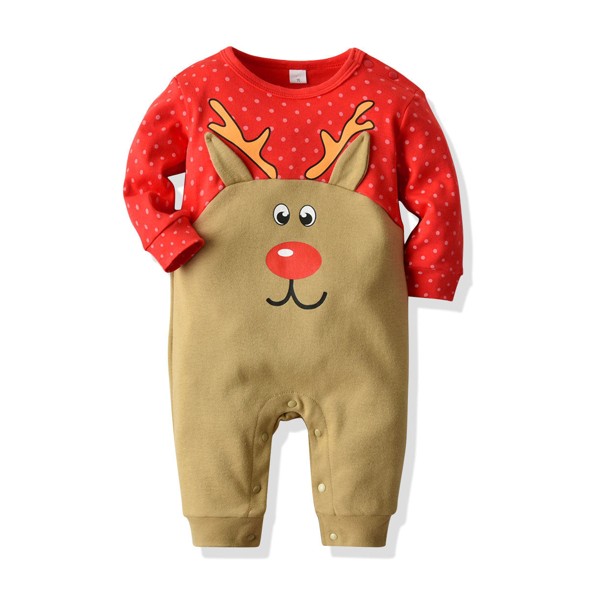 Isaias Christmas Long Sleeve Baby Jumpsuit