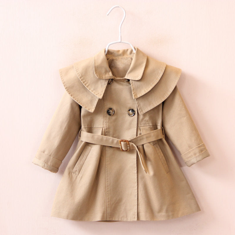 Mary Spring And Autumn New Cotton Girls Windbreaker