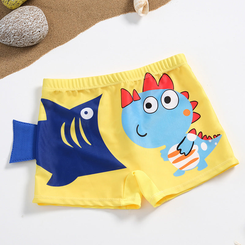 Jack Swimsuit Cute Cartoon Big Children Print Shorts