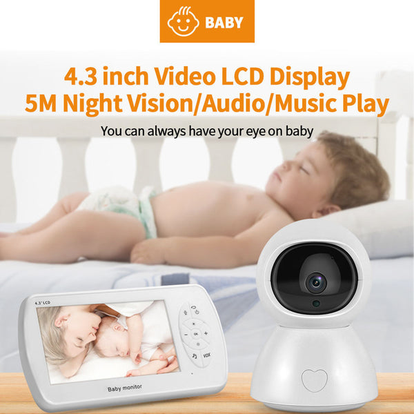 TenderTouch Baby Monitor Baby Monitor 4.3 Inch 1080P