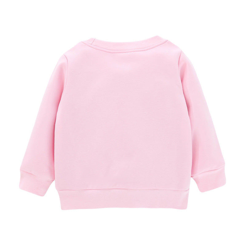 Ariana Children's Winter New Girl's Sweater Knit Round neck Long Sleeves