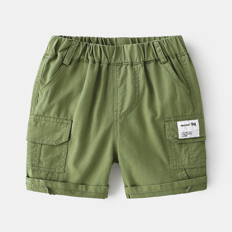 Ezra Small And Medium-Sized Children Wear Shorts, Baby Five-Point Pants, Summer Tide Pants