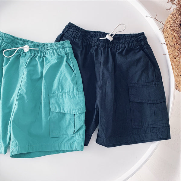 Leo Summer New Boys Workwear Casual Shorts Children's 5 Points Pants