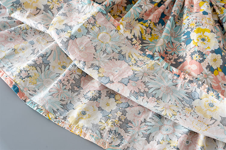 Vanesa Comfortable bubble sleeve floral girl dress - GuGuTon baby store - Baby Fashion - Toddlers Outfits - Babies Outfits - Toddler Clothes - Kids Clothing - Newborn Clothes - Newborn Wear - Kids Wear - Trending Clothes - Trending Outfits - Fall Fashion - Winter Fashion - Girls Clothes - Boys Clothes - Babies Wear - Kids Accessories - KidsWear - Summer Clothes - Summer Fashion - Summer Trend - Falls Sweaters - Tops - Bottom - Jeans - Blouse - Dresses - Newborn Dresses - Toys