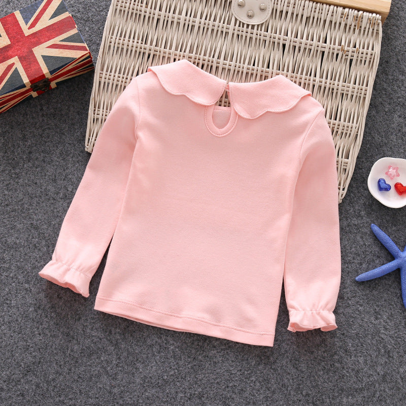 Madison Cute Doll Collar Long Sleeve Top