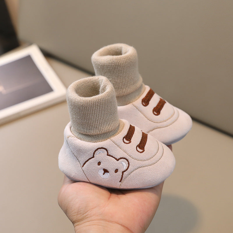 Angel Baby Cloth Shoes Simple Baby Indoor Non-slip Toddler Shoes