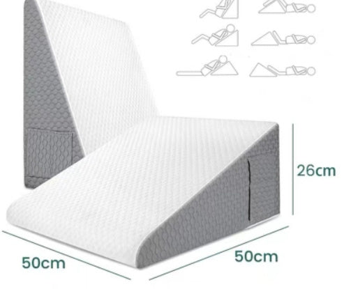 Triangle Sponge Leaning Cushion Bedside Cushion Waist Support Half Lying