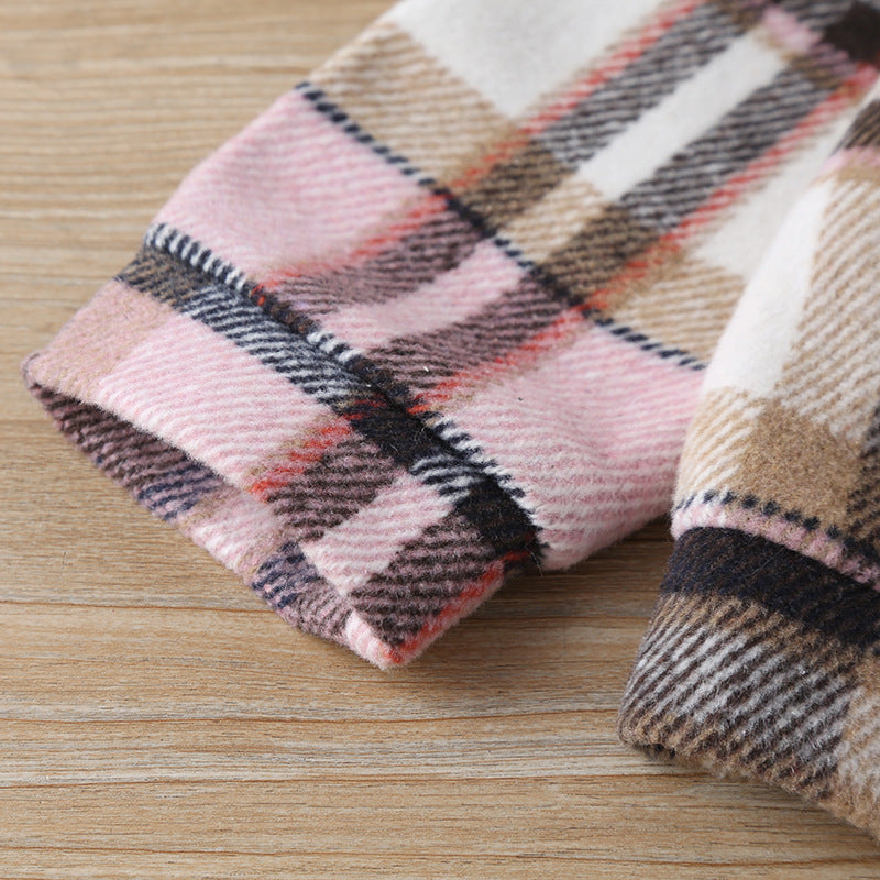 Yanisa Girls jacket Fashion Small Plaid Fashion - GuGuTon baby store - Baby Fashion - Toddlers Outfits - Babies Outfits - Toddler Clothes - Kids Clothing - Newborn Clothes - Newborn Wear - Kids Wear - Trending Clothes - Trending Outfits - Fall Fashion - Winter Fashion - Girls Clothes - Boys Clothes - Babies Wear - Kids Accessories - KidsWear - Summer Clothes - Summer Fashion - Summer Trend - Falls Sweaters - Tops - Bottom - Jeans - Blouse - Dresses - Newborn Dresses - Toys