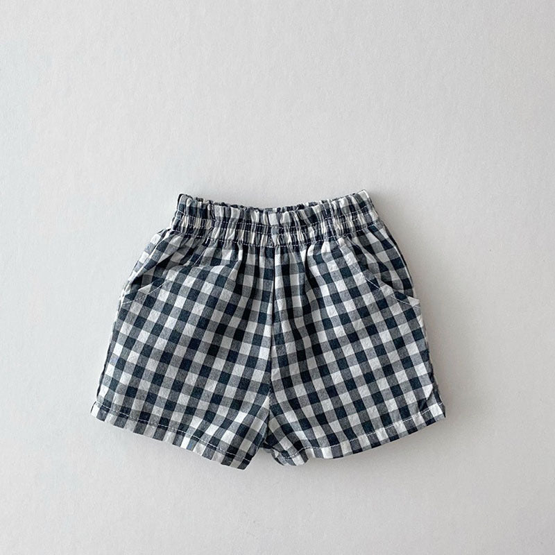 Isaac Ins Baby Loose Thin Cotton And Linen Shorts Childish Style