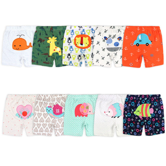 Baby Wyatt Cartoon embroidered shorts