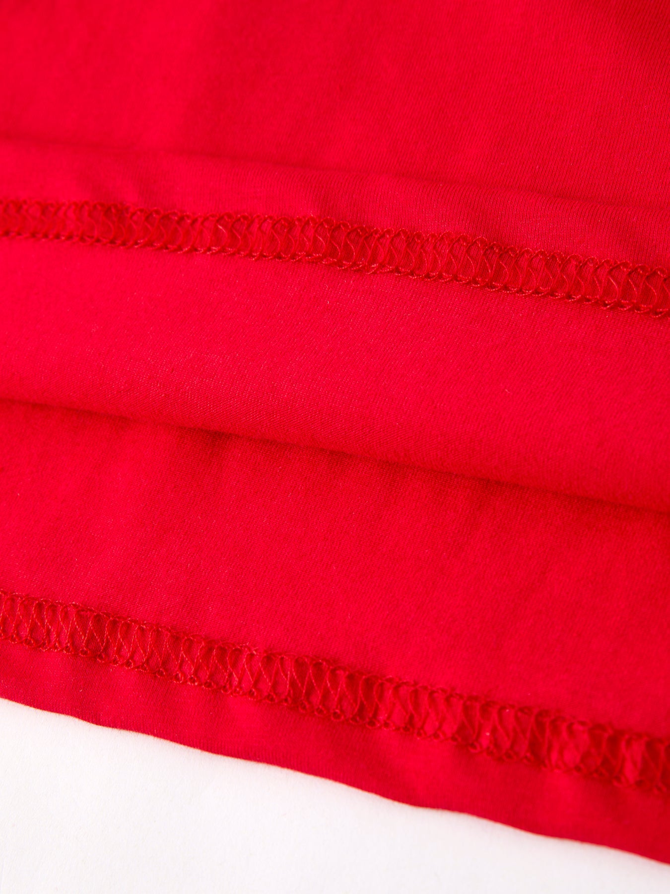 Merry Red Cherry Bow Smocking Embroidery Girls'  Dress