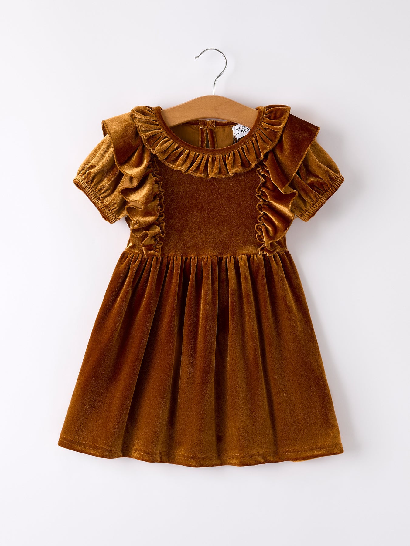 Trini Velvet Girls Dress-Multiple colors available