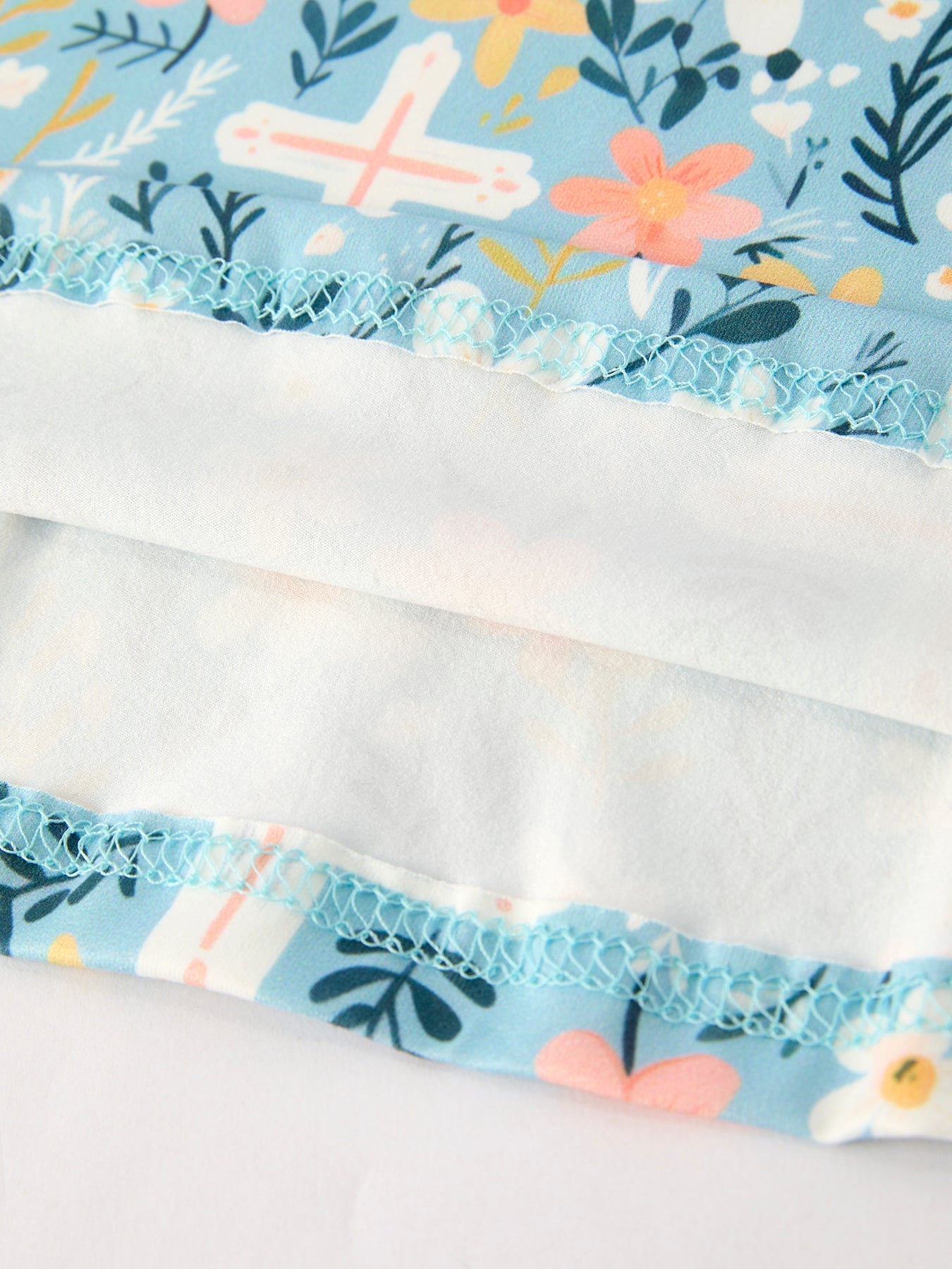 Sherlie Christmas Girls Cross Floral Milk Silk Dress