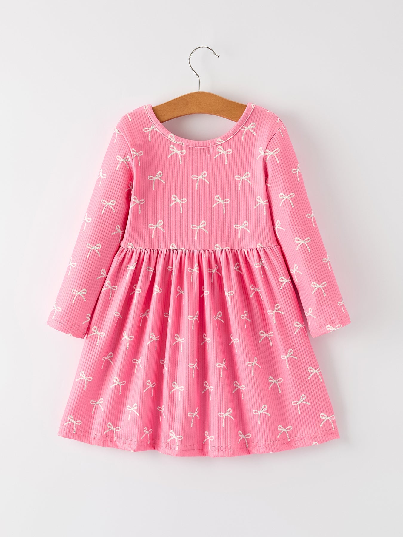 Carmelia Christmas Bow Girls Dress: Festive and Adorable Design