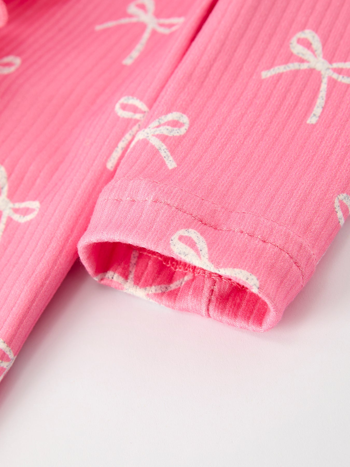 Carmen Bow Pink Romper with Hat: Sweet and Stylish Baby Outfit