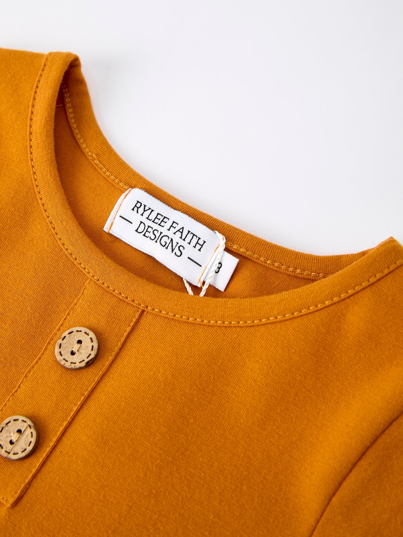 Autumn Patchwork Floral &amp; Plaid Long Sleeve Girls Dress