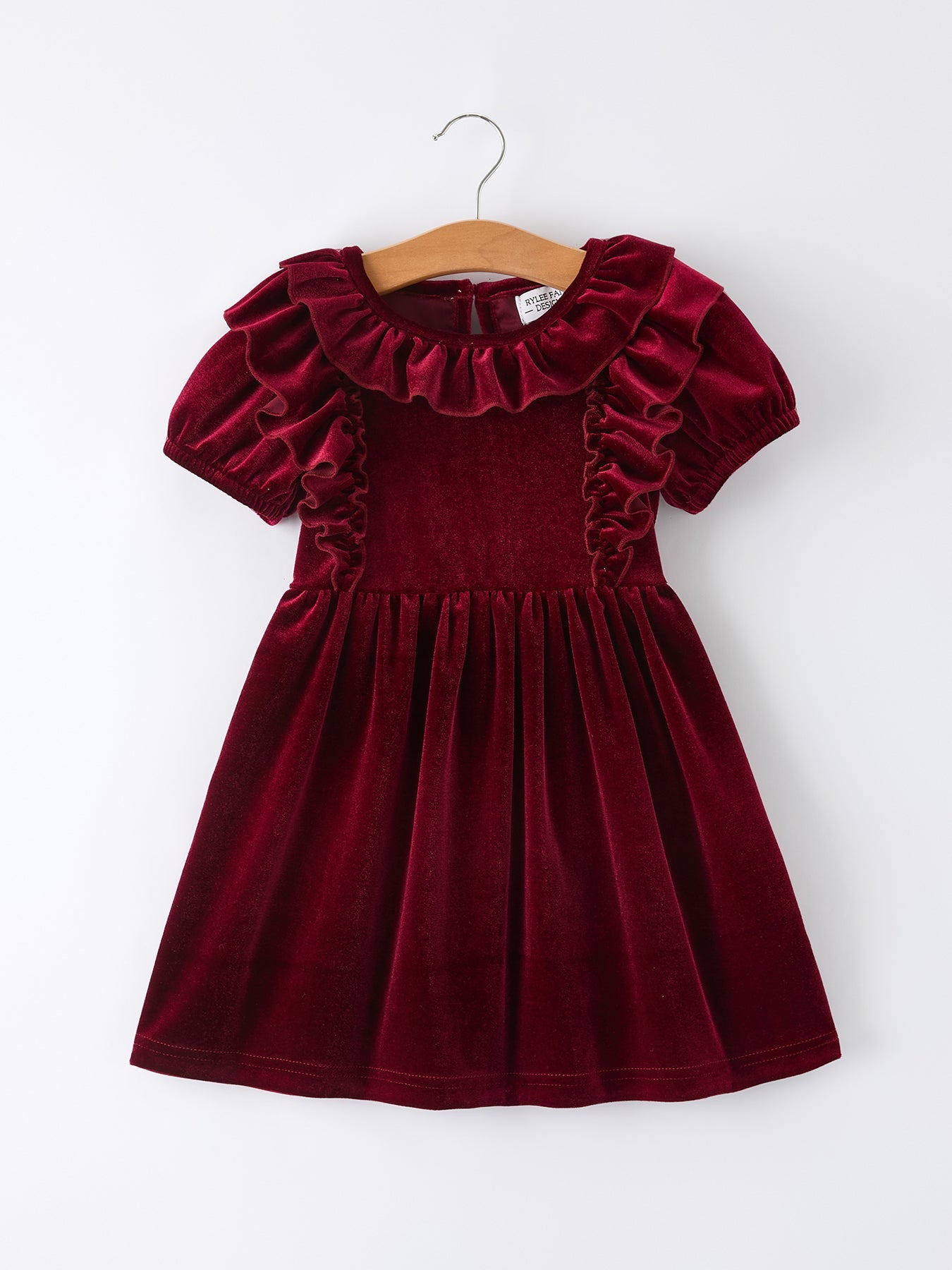 Trini Velvet Girls Dress-Multiple colors available
