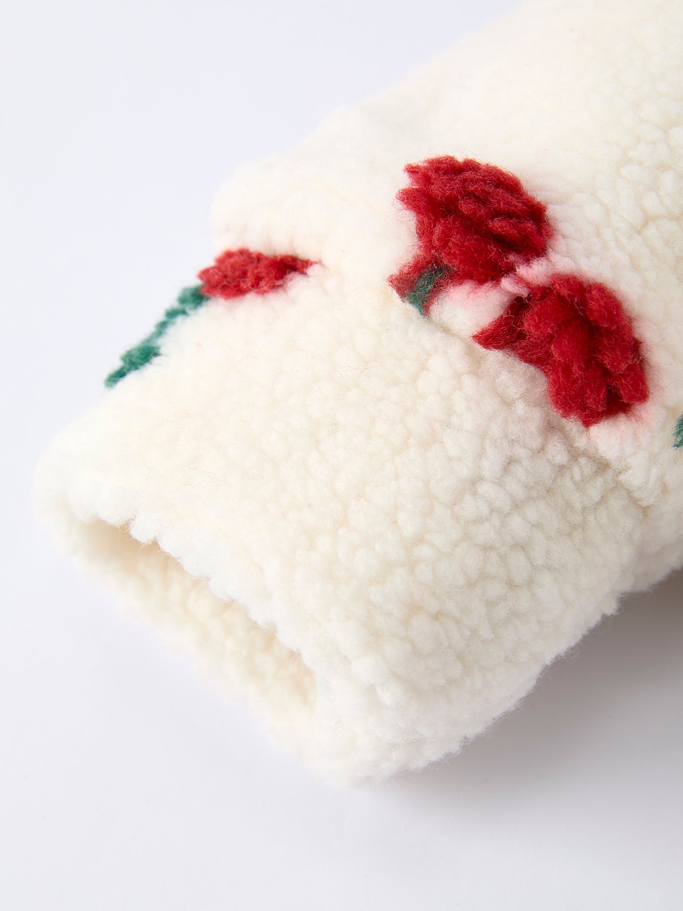 Eliza Cherry Plush Jacket for Girls – Zip-Up Winter Coat