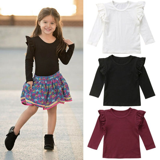 Isabella Girls' cotton long sleeve T-shirt