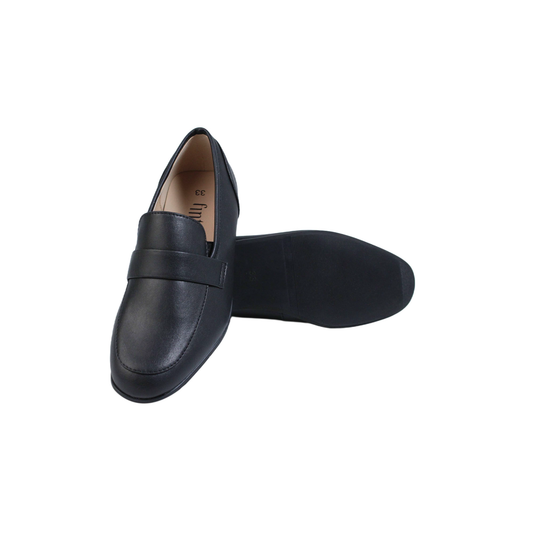 Jason Black Leather Shoes