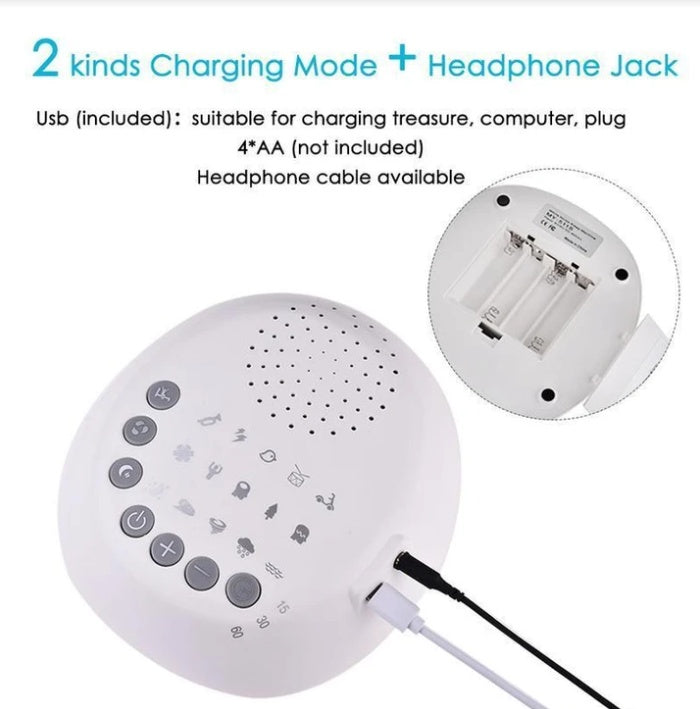 DreamSoothe White Noise Machine for Baby Sleeping & Relaxation