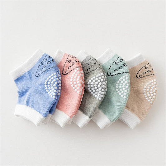 0-18 Months babys Non-slip Baby Kneecap Summer Cotton Knee Pad